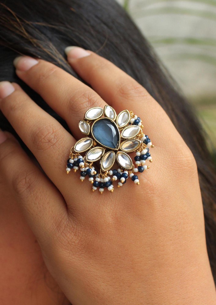 Kundan Adorned Ring