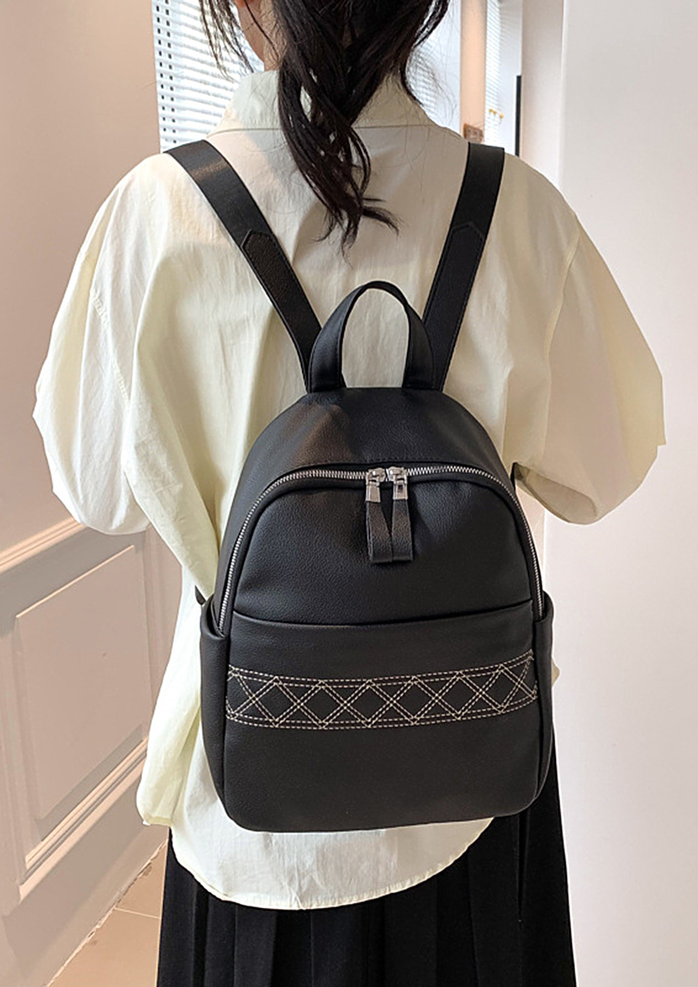 Buy Wholesale India Designer Backpack With Leather Handle & Backpack Bag,  Backpack, Travel Backpack, Bag at USD 1.9 | Global Sources