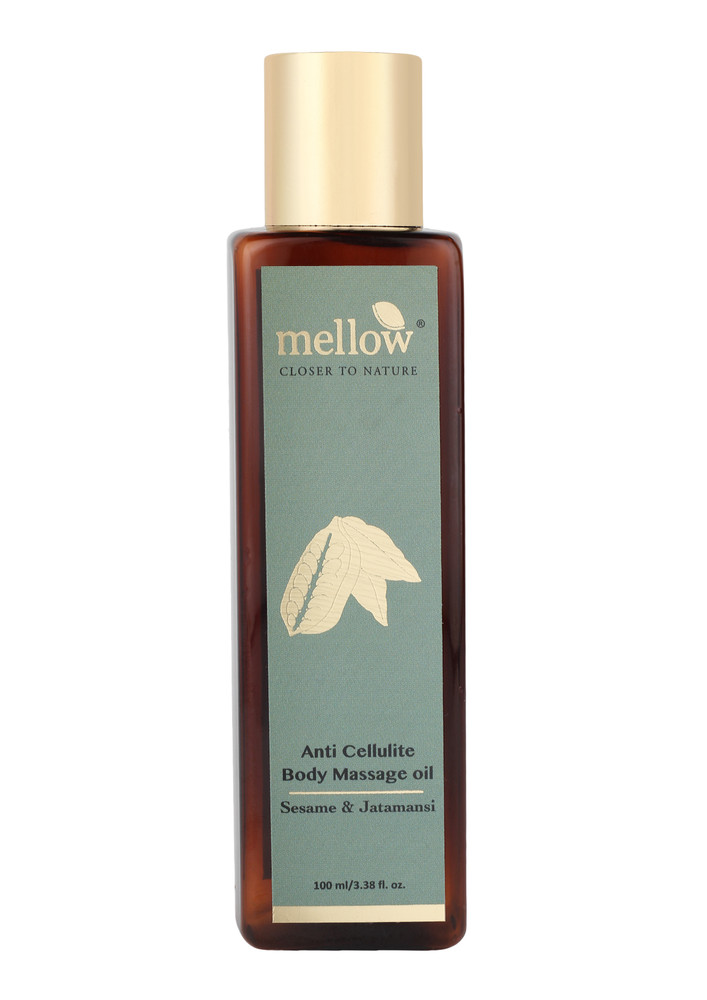Mellow Anti Cellulite Massage Oil With Sesame And Jatamasi For Body Pain, Slimming & Weight Loss-anticell100