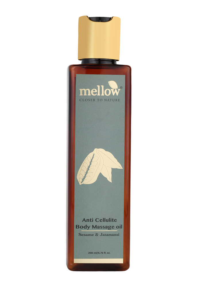 Mellow Anti Cellulite Massage Oil With Sesame And Jatamasi For Body Pain, Slimming & Weight Loss-anticell200