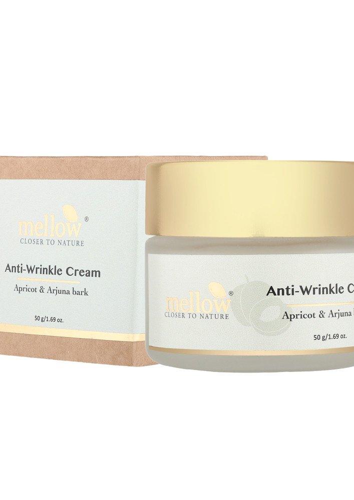 Mellow Anti Wrinkle Cream with Arjuna Bark and Green Apple Extracts to Moisturize and tightens Skin-ANTIWRINKLE