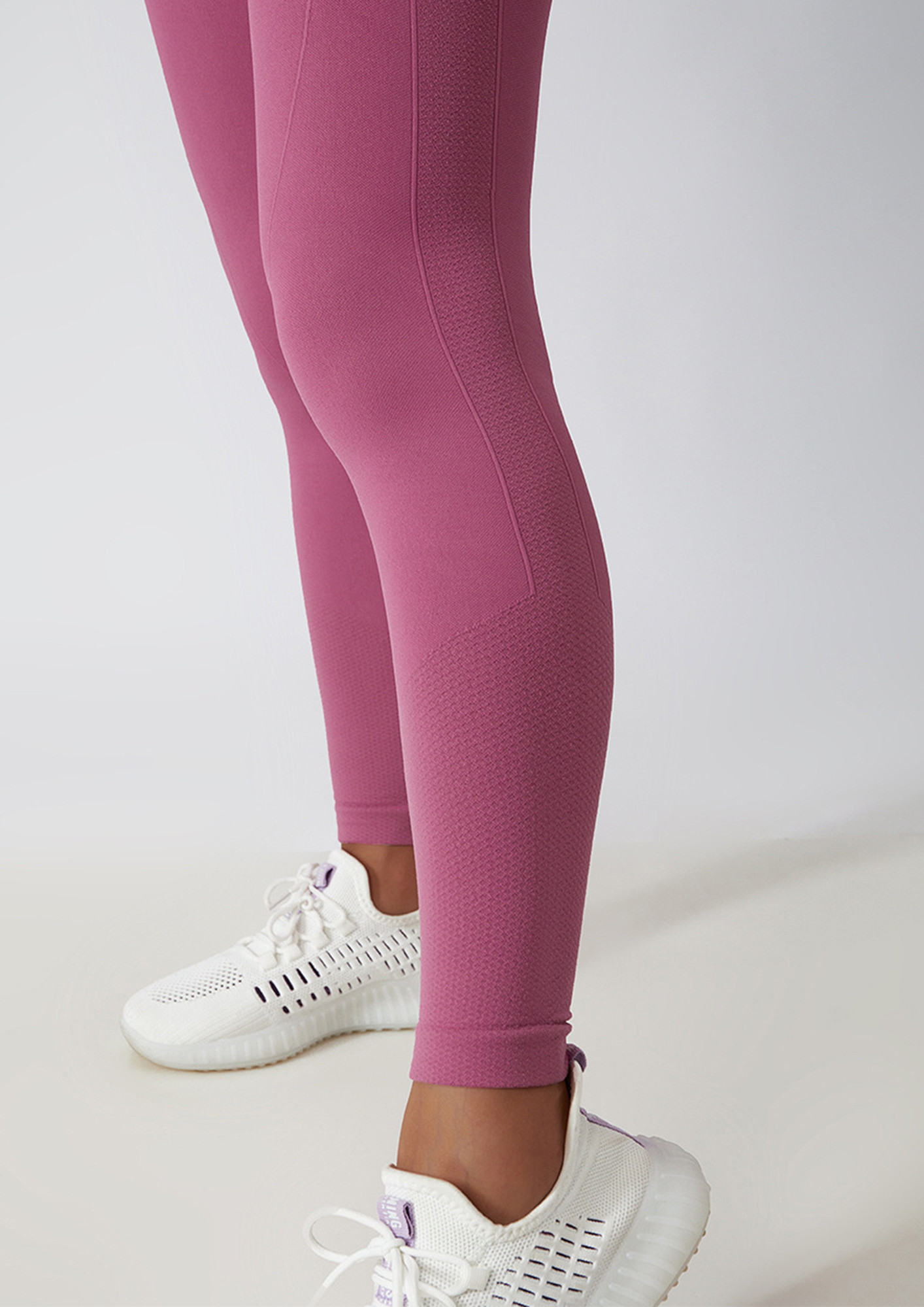 Frenchtrendz | Buy Frenchtrendz Cotton Spandex Baby Pink Ankle Leggings  Online India
