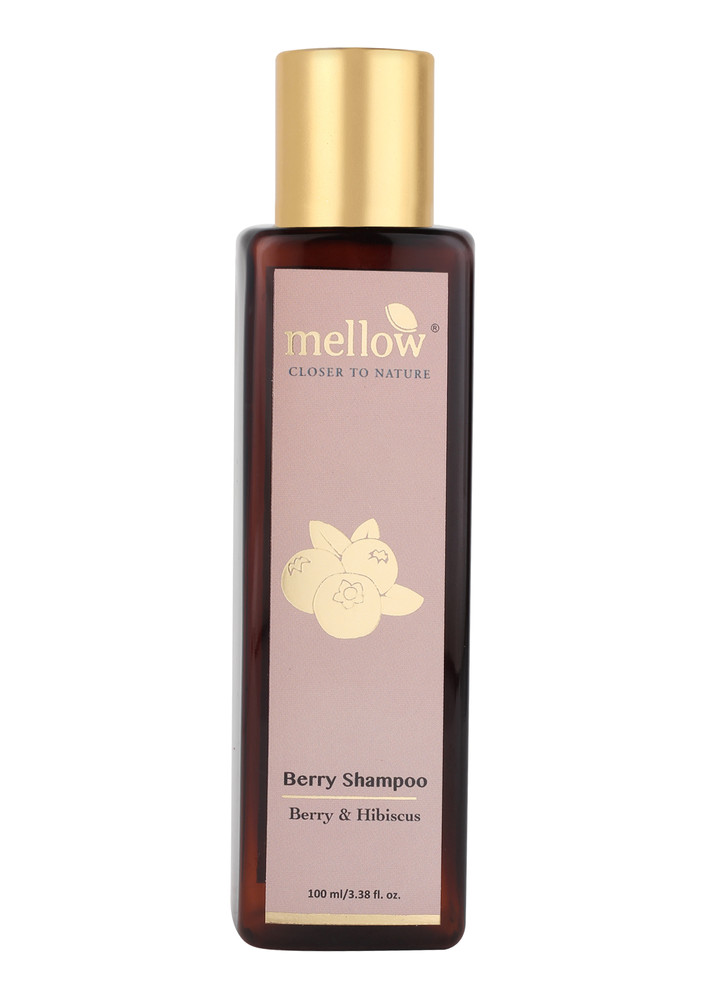 Mellow Berry Shampoo with Hibiscus and Berry Leaves for Strong and Lustrous Hair-BERRY100