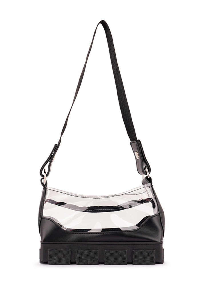 Black Clear Utility Handbag