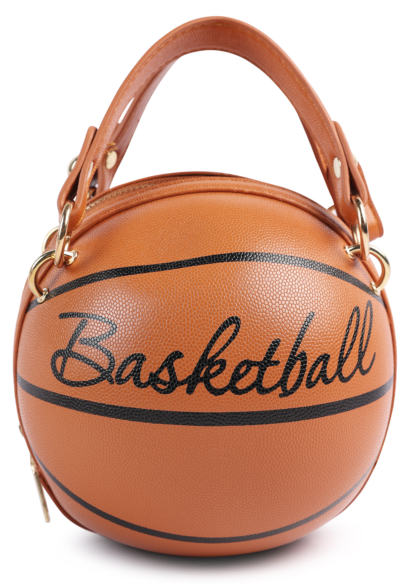 Brown Basketball Sling Bag