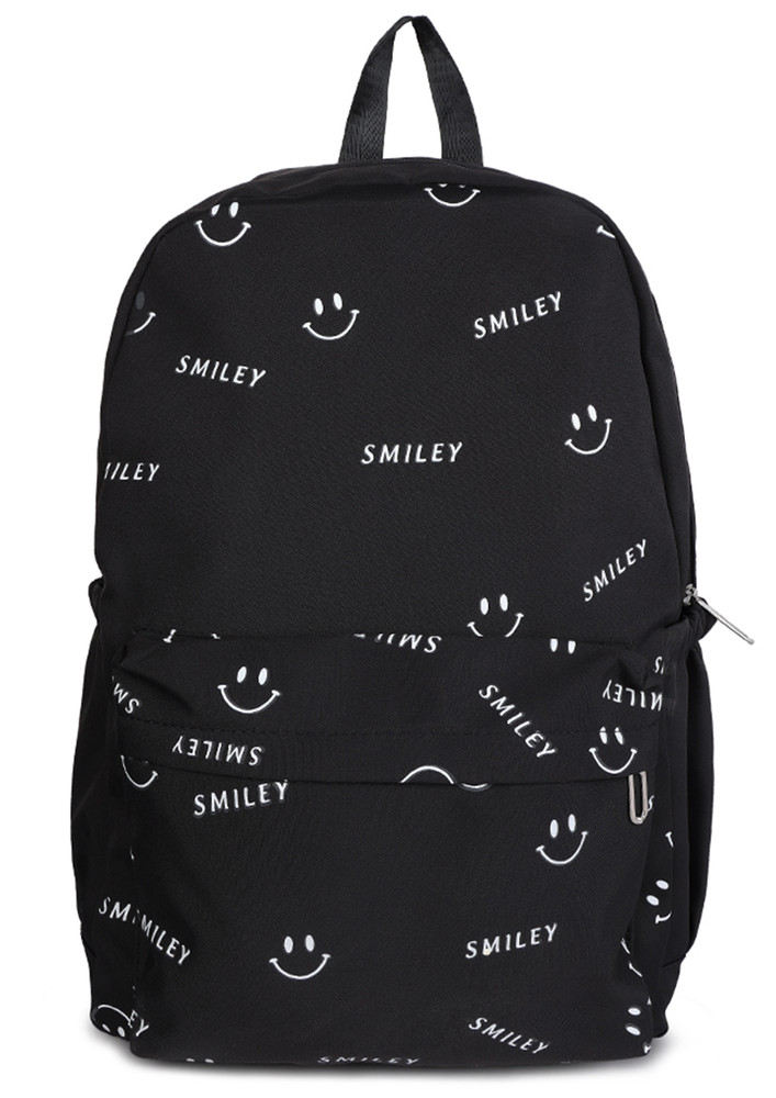 Black Smiliye Casual Backpack for Women