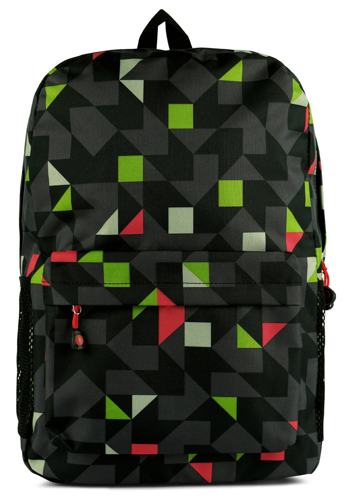 Black Casual College Backpack