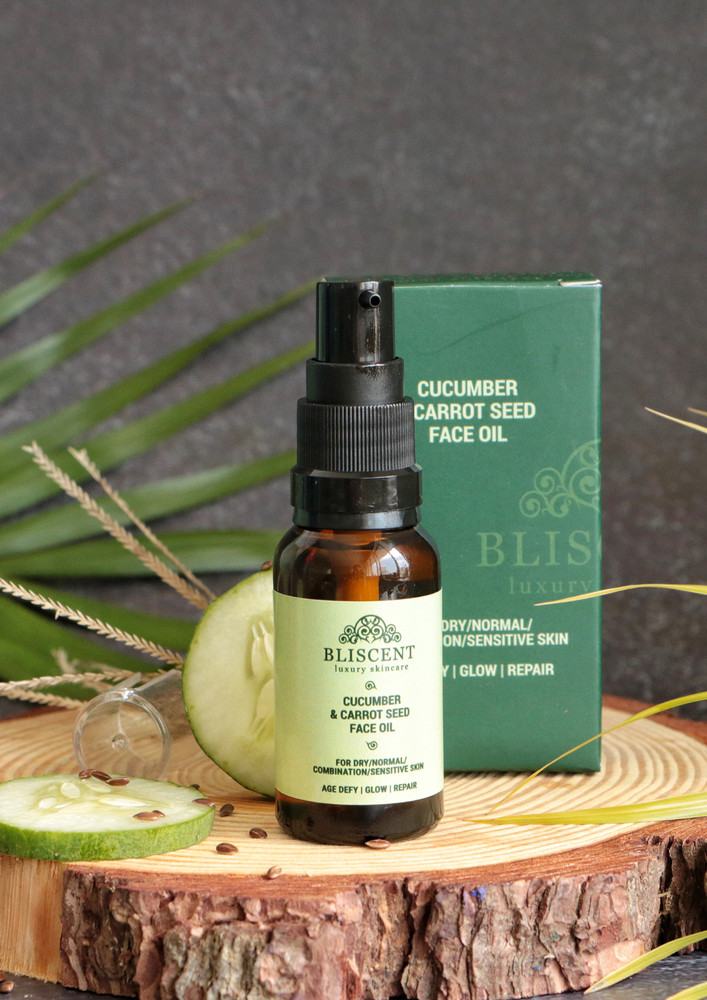 BLISCENT Cucumber & Carrot Seed Face Oil