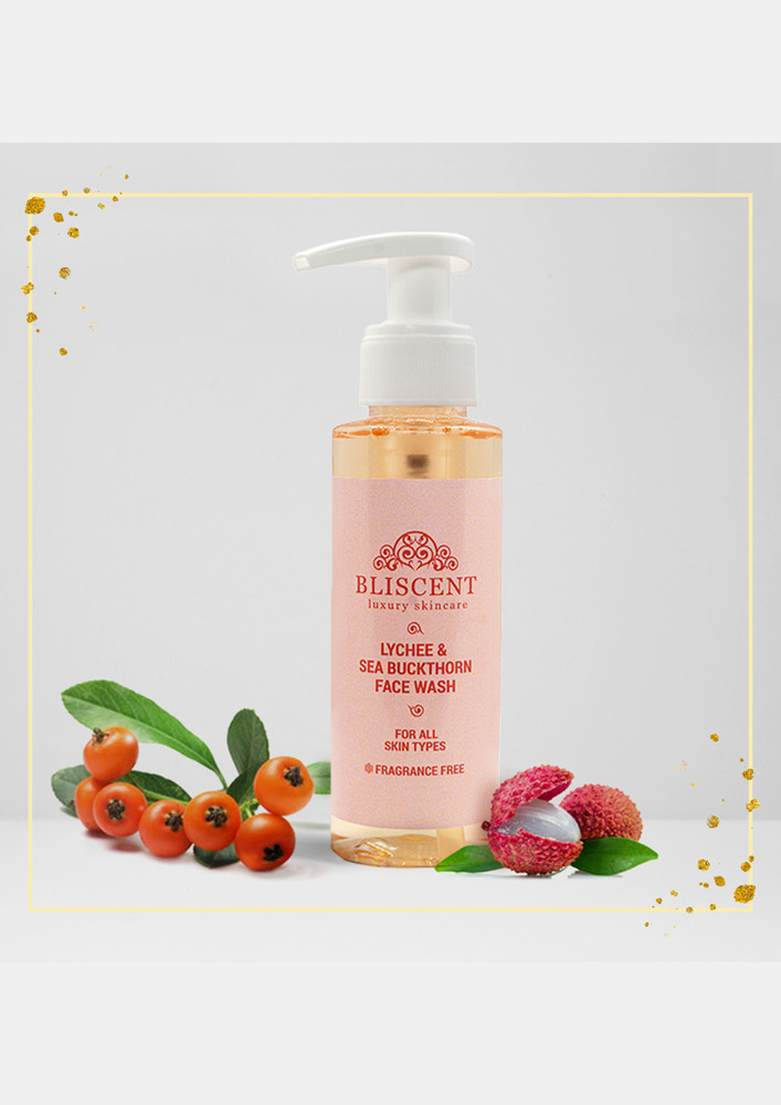 BLISCENT Lychee & Sea Buckthorn Face Wash