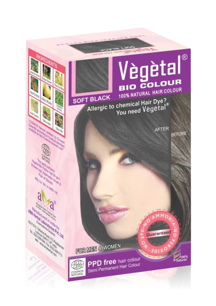 Vegetal Bio Colour-Soft Black 50Gm