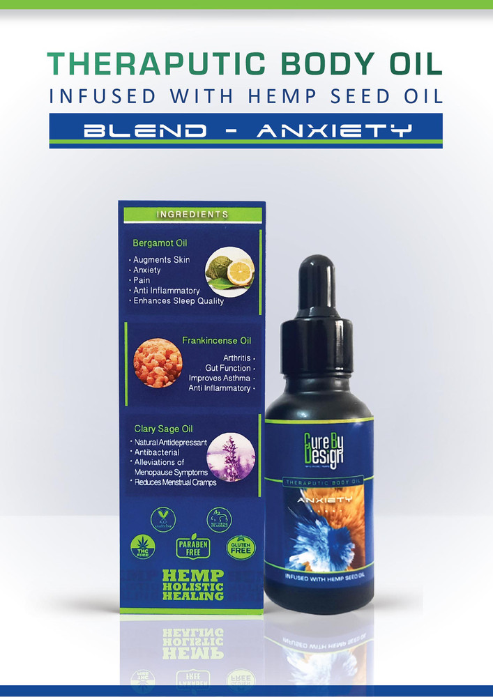 Therapeutic Healing Blend - Anxiety 30ml