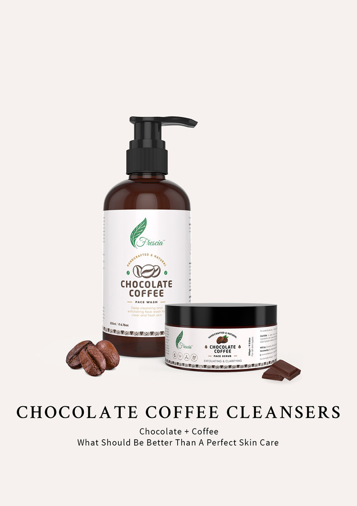 Frescia Chocolate Coffee Cleansers Combo - 120ml + 100gm