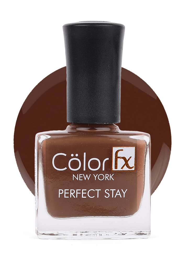 Color Fx Glossy Brown Gel Long Lasting Nail Enamel 9 ml-CFX_PS_127