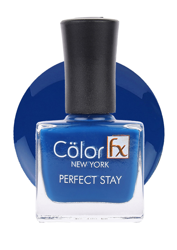 Color Fx Glossy Blue Gel Long Lasting Nail Enamel 9 ml-CFX_PS_130