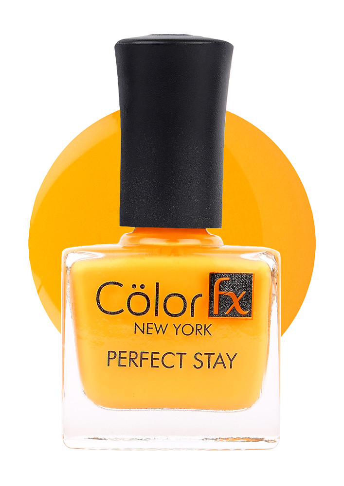 Color Fx Glossy Yellow Gel Long Lasting Nail Enamel 9 ml