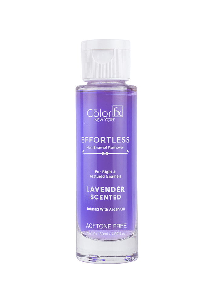 Color Fx Effortless Nail Enamel Remover Acetone Free Argan Oil Infused Hydrating Nail Enamel Remover-CFX_R1