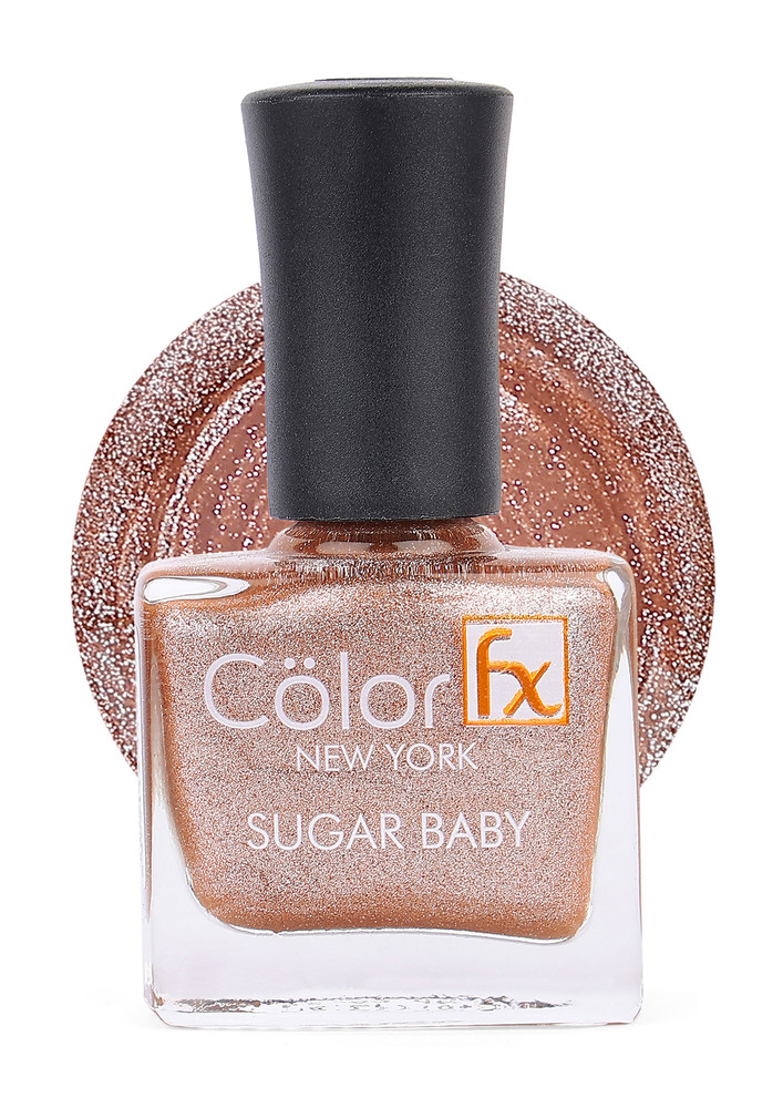 Color Fx Shimmery Matt Nude Gel Long Lasting Nail Enamel 9 ml