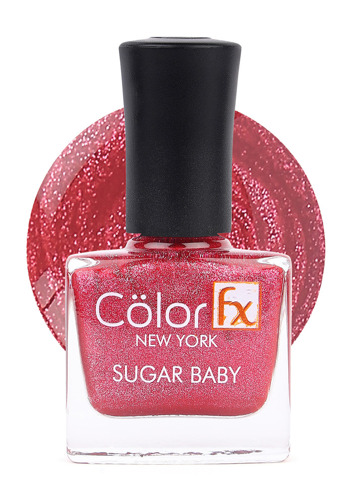 Color Fx Shimmery Matt Red Gel Long Lasting Nail Enamel 9 ml-CFX_SB_113