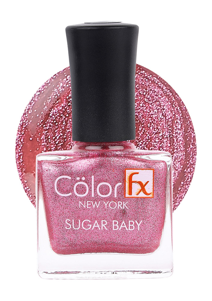 Color Fx Shimmery Matt Pink Gel Long Lasting Nail Enamel 9 ml-CFX_SB_118