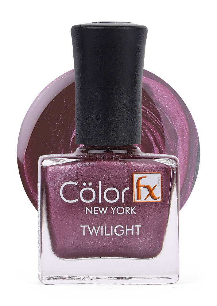 Color Fx Mettalic Matt Purple Gel Long Lasting Nail Enamel 9 ml