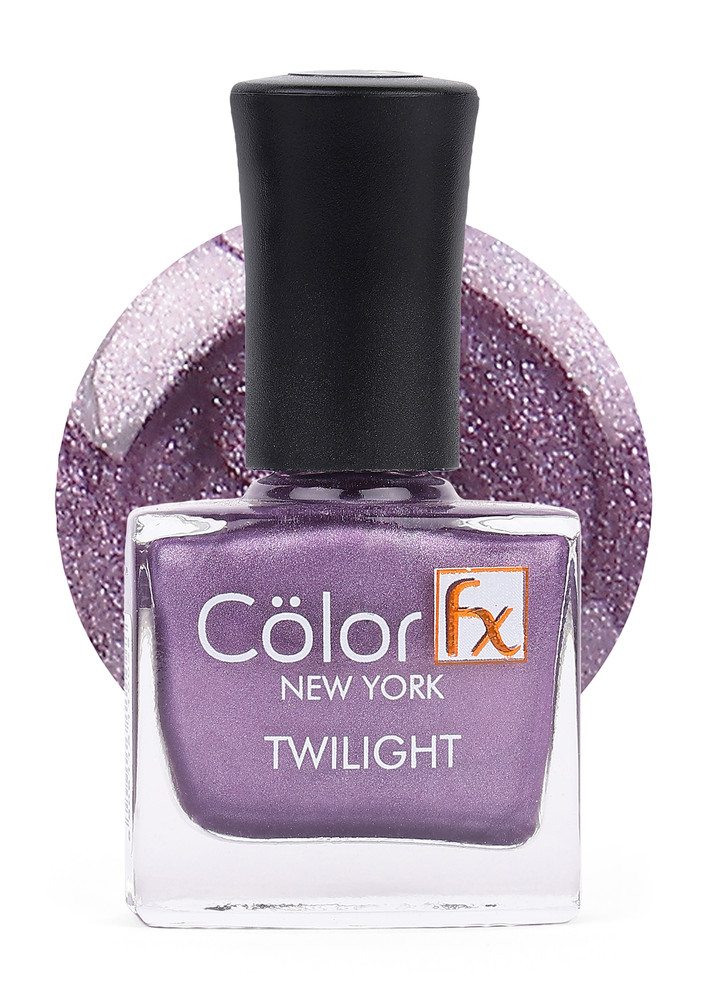 Color Fx Mettalic Matt Purple Gel Like Long Lasting Nail Enamel 9 ml