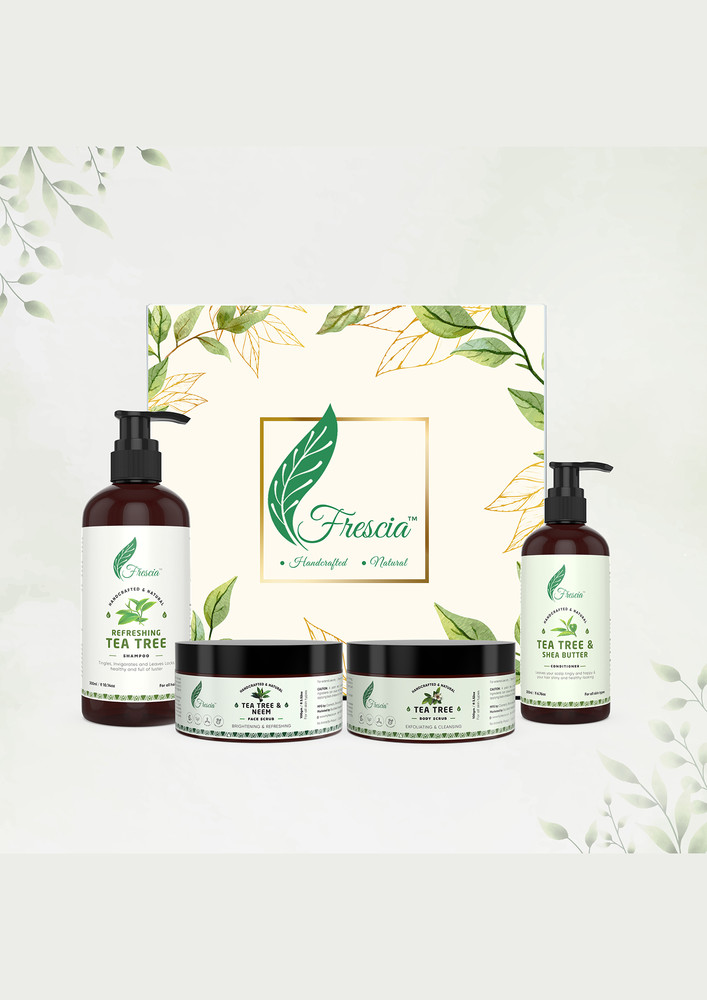 Frescia Customize Gift Box - The Personalised Gift Box for Tea Tree Lovers - 500ml + 200gm