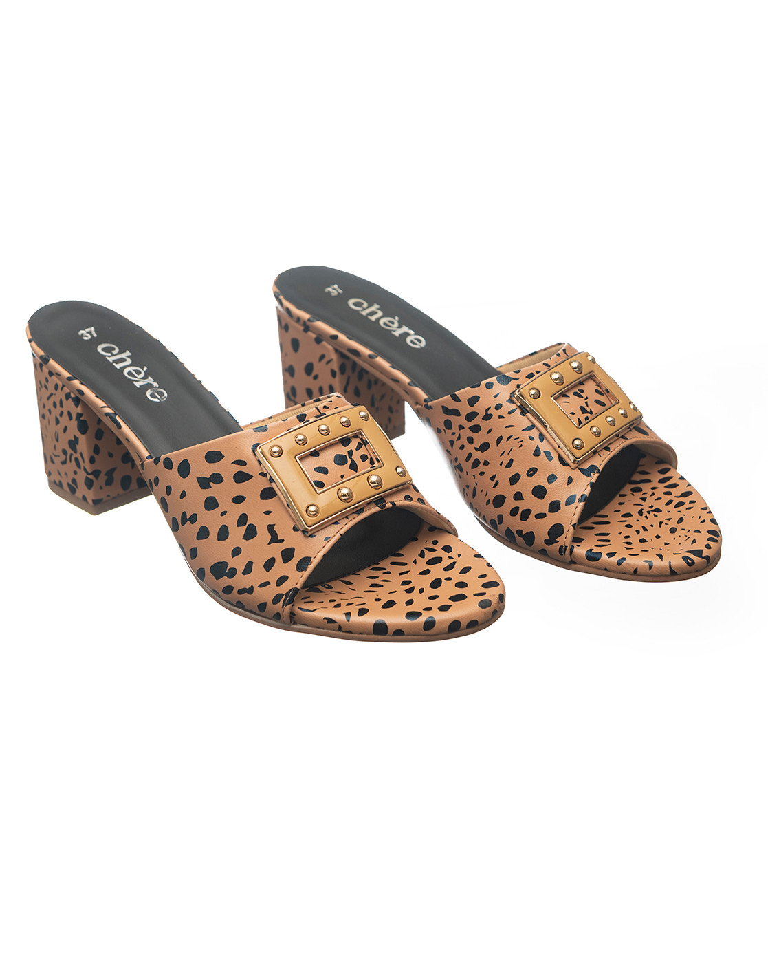 Michael Antonio Shoes Women's Size 10 Leopard Print Heeled Sandals | eBay