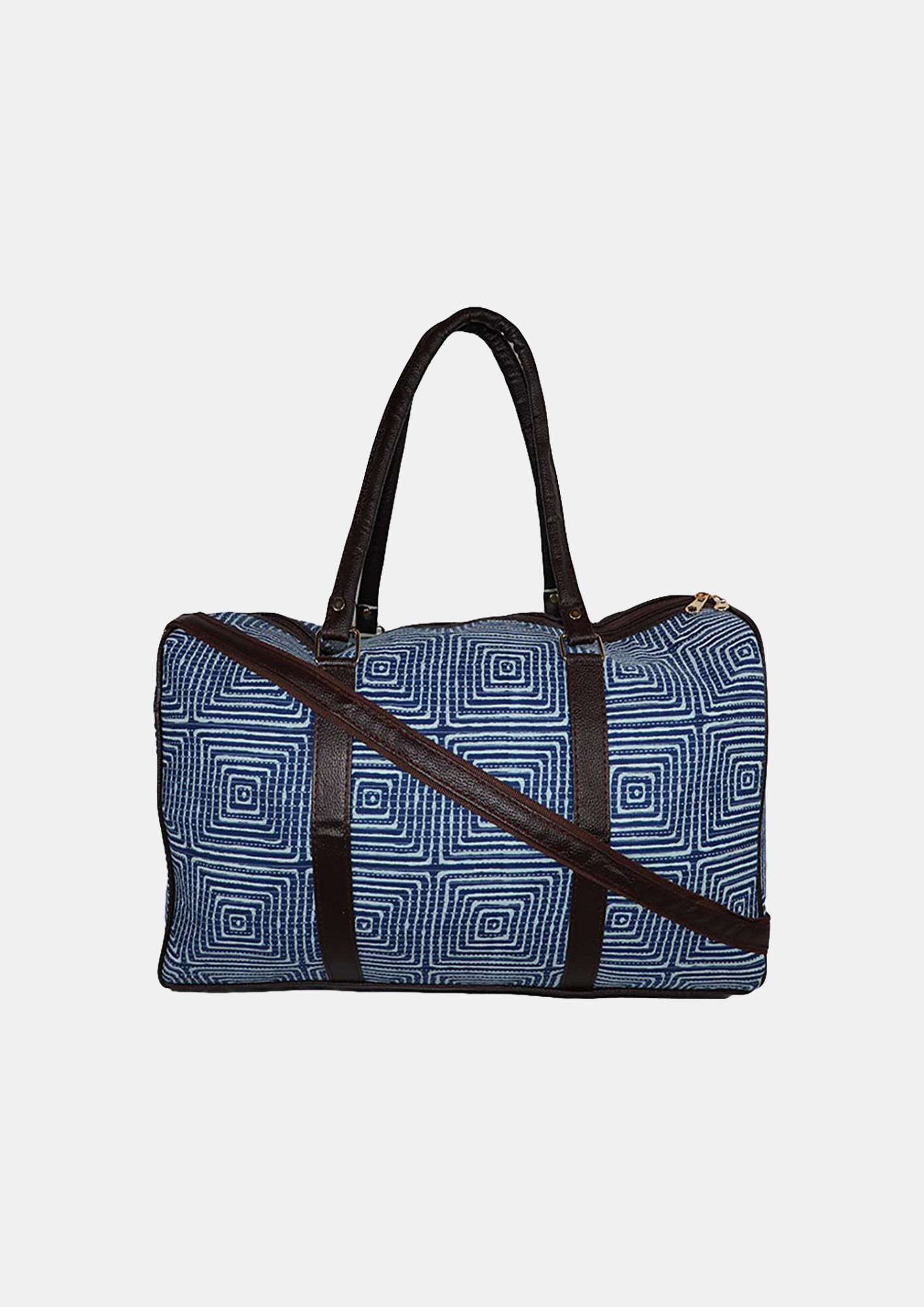 Stylish Blue Color Synthetic Leather Tote For Women And Girls