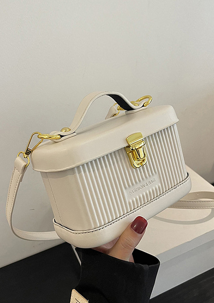 OFF-WHITE FLAP TOP BUCKET BAG