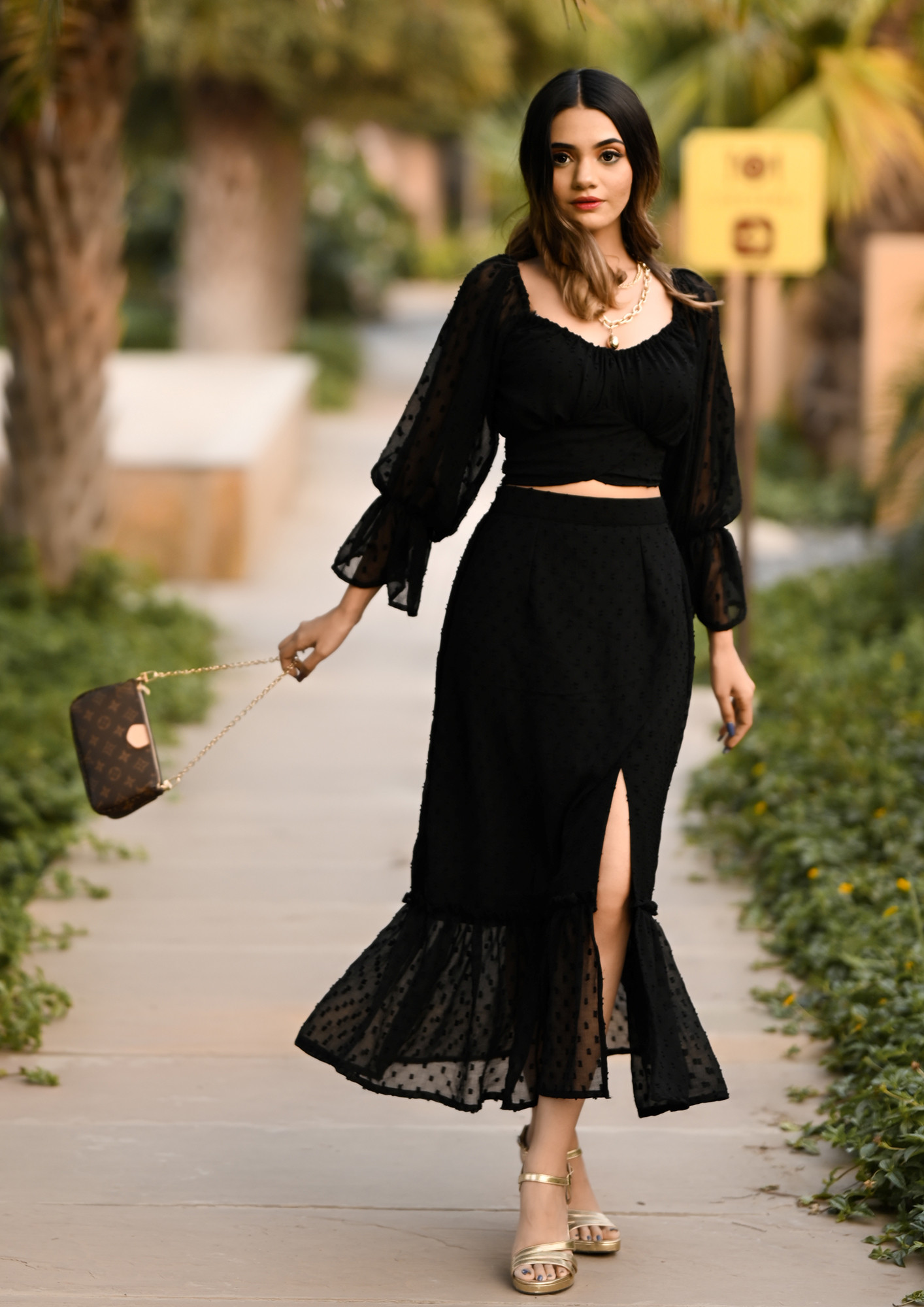 Buy Black Current Co-Ord Set for Women Online in India