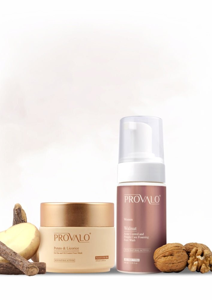 Provalo Cleanse And Glow Essentials Combo For Normal To Oily Skin (women)