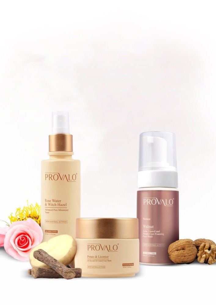 Provalo Ultimate Acne And Tan Removal Regime Combo For Normal To Oily Skin (women)