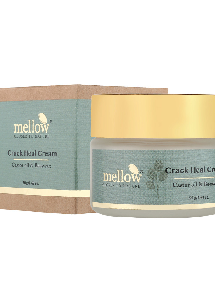 Mellow Crack Heal Cream With Sesame And Castor Oil For Rough And Cracked Heels-crackheal
