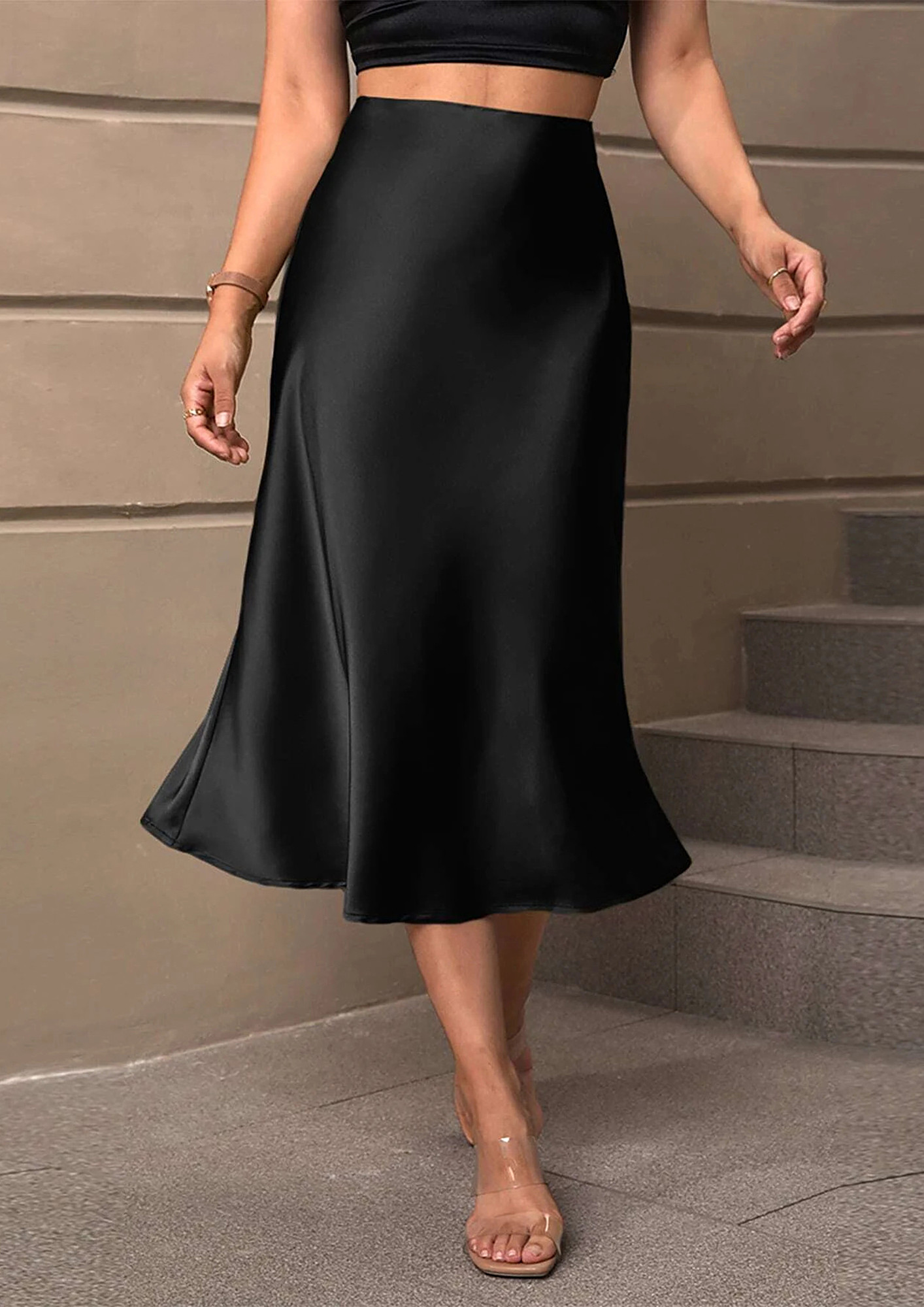 Buy Black Skirts for Women by NEUDIS Online  Ajiocom