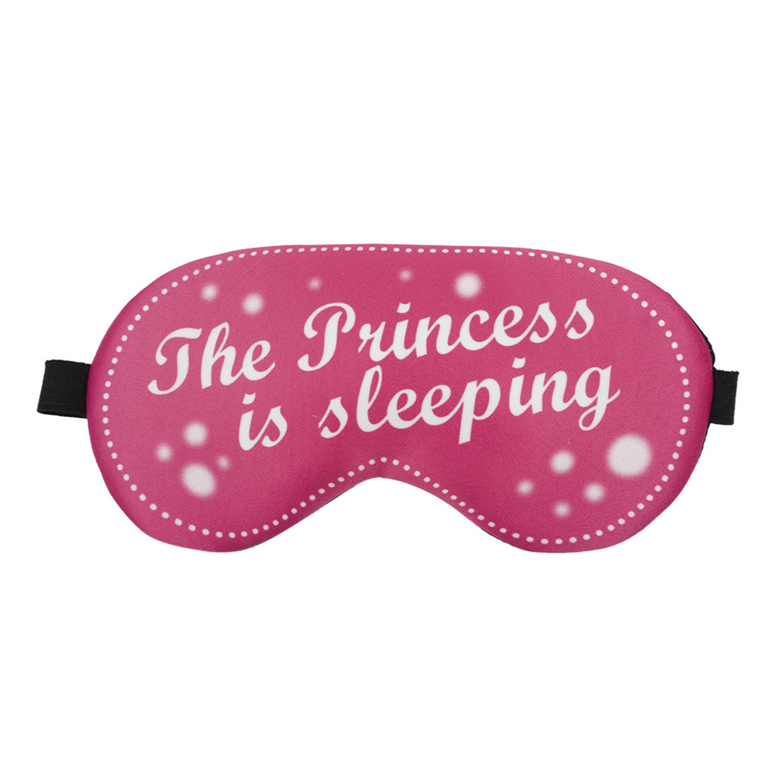 Crazy Corner The Princess Is Sleeping Eye Mask/Printed Eye Mask/Sleeping Mask/Travel Eyemask/Eye Mask For Girl/Eye Mask For Women (7.5 x 4 Inches)