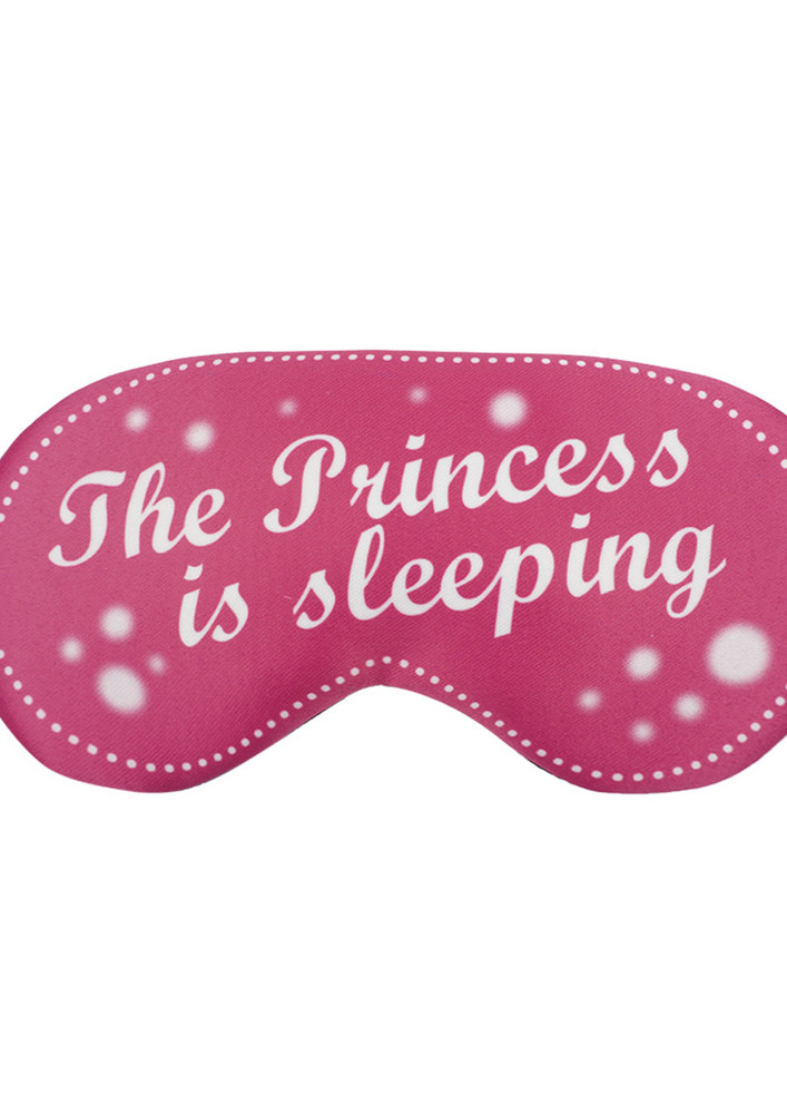 Crazy Corner The Princess Is Sleeping Eye Mask/Printed Eye Mask/Sleeping Mask/Travel Eyemask/Eye Mask For Girl/Eye Mask For Women (7.5 x 4 Inches)