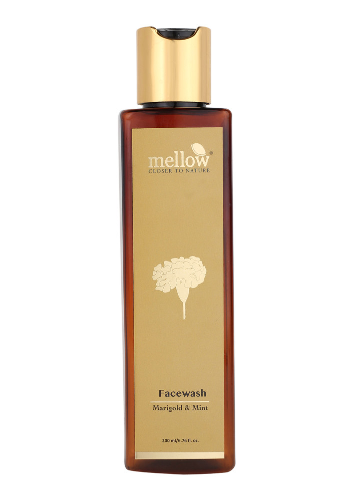 Mellow Marigold Facewash With Mint, Aloe Vera And Honey Extracts For Soft Skin And Natural Glow-facewash200