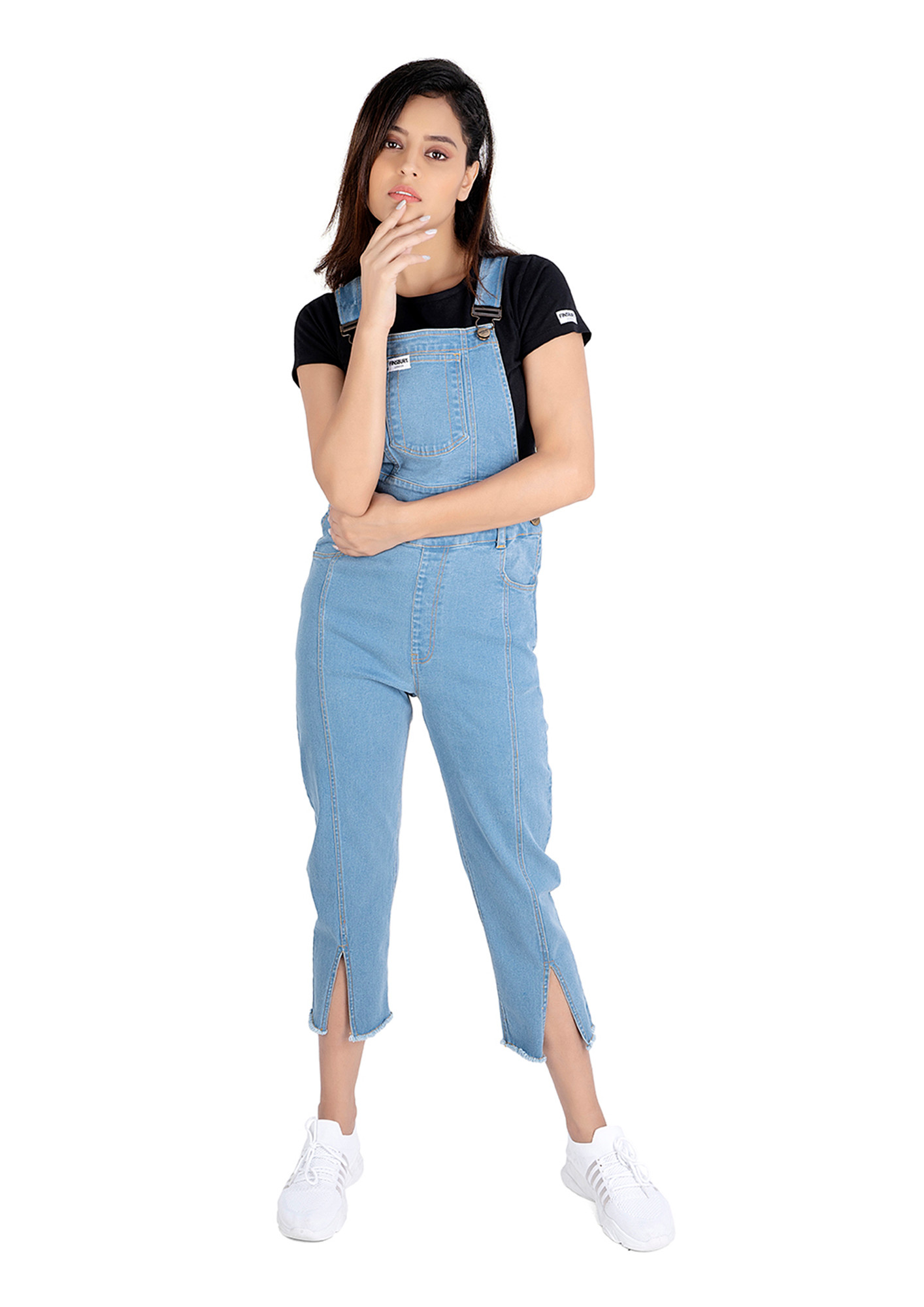 Buy Homgee Fashion Women Denim Overalls Ripped Stretch Dungarees High Waist  Long Jeans Pencil Pants Rompers Jumpsuit Blue at Amazon.in