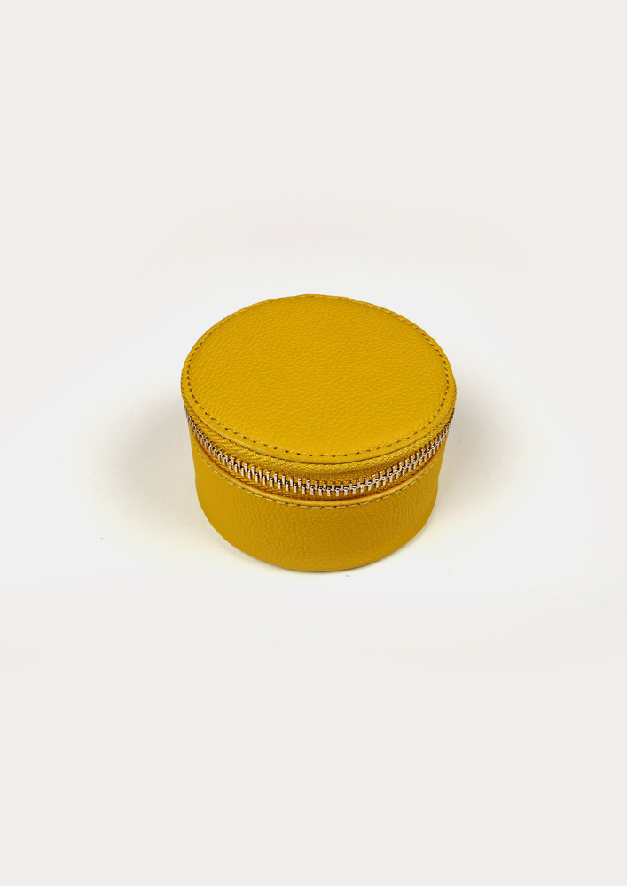 Rogate Small Vegan Leather Watch Case Citron