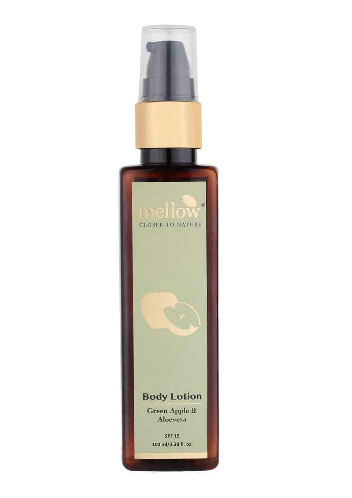 Mellow Green Apple Body Lotion With Aloe Vera And Shea Butter To Remove Dark Patches-gabl100