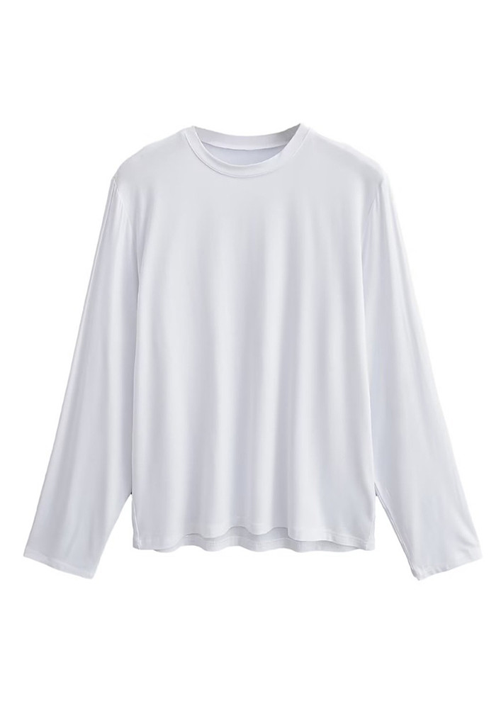 LOOSE FIT ROUND NECK WHITE T-SHIRT