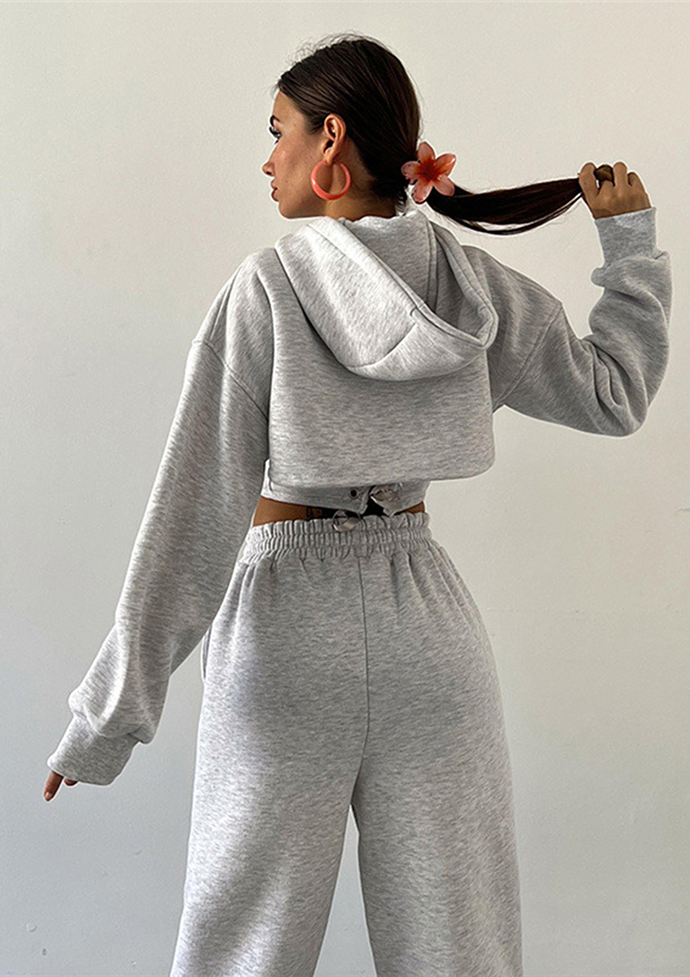 Grey Sweatsuit Co-Ord Set