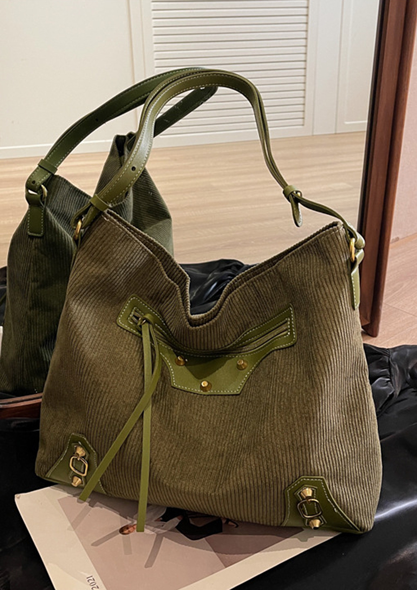 Buy LEGAL BRIBE Green Solid Handheld Bag - Handbags for Women 5571267 |  Myntra