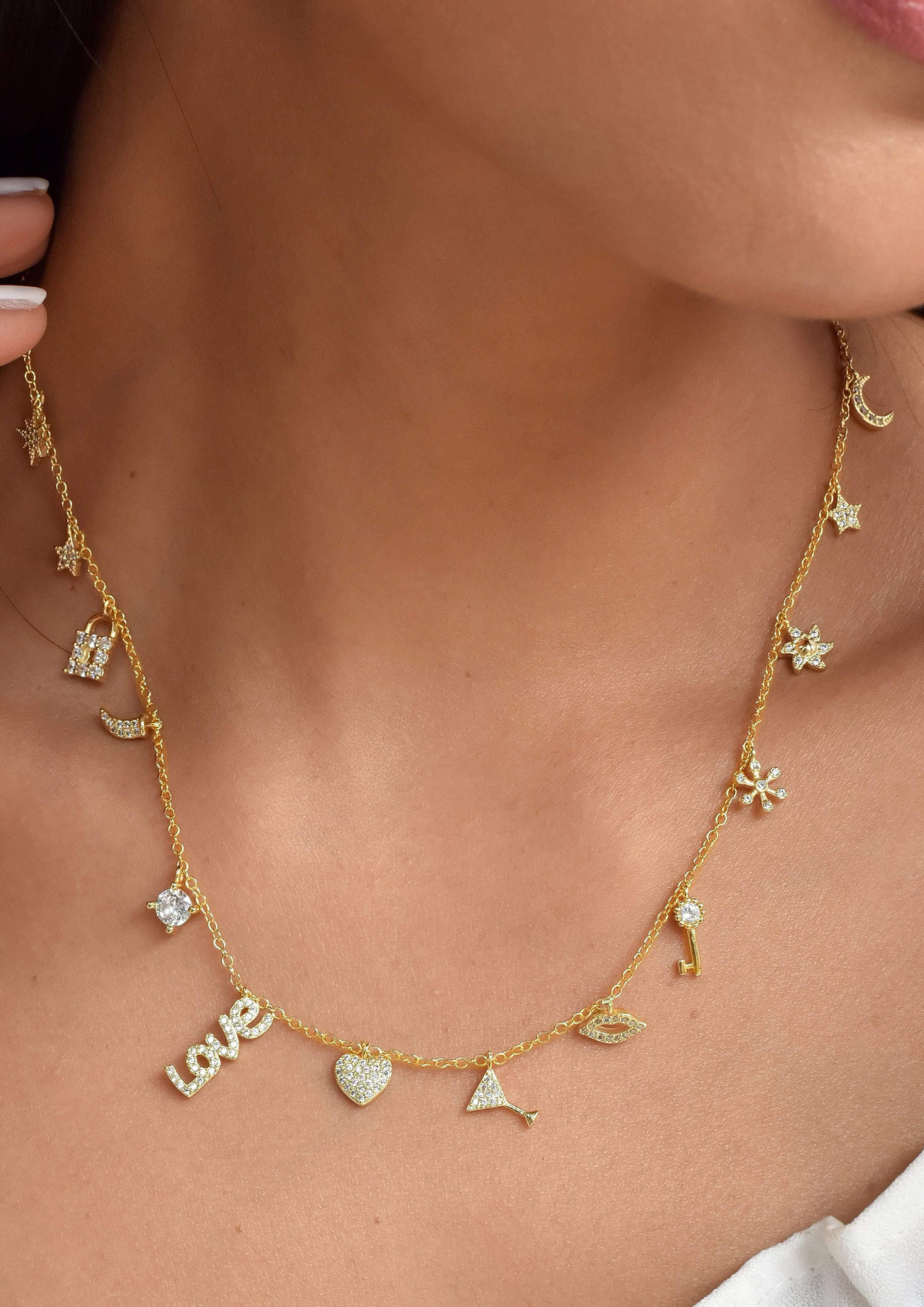 Gold Chain Custom Necklace 4mm | Alexa Leigh