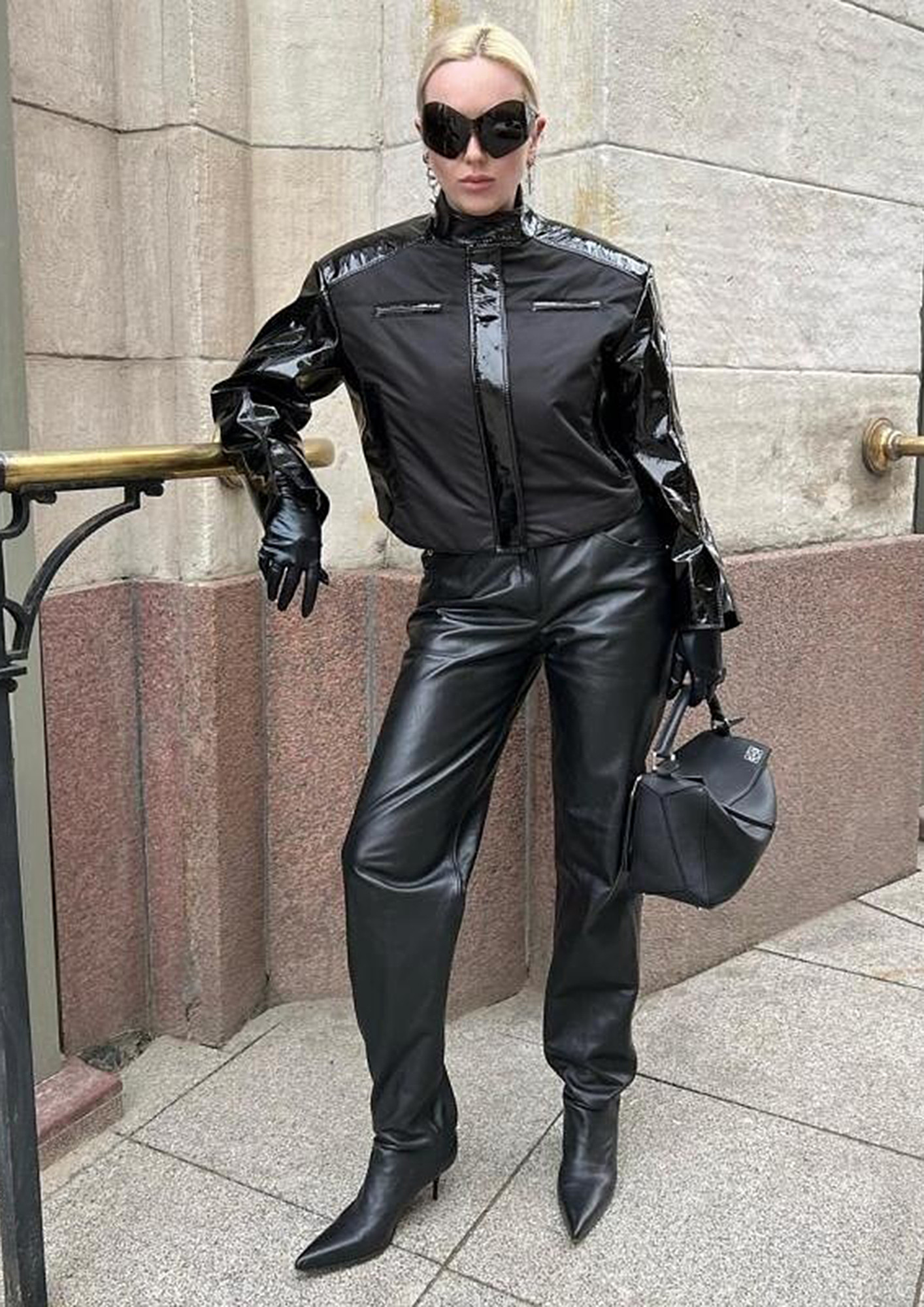 Mens Wet Look Cropped Jacket PVC Leather Shiny Open Front Coats Party  Clubwear | eBay