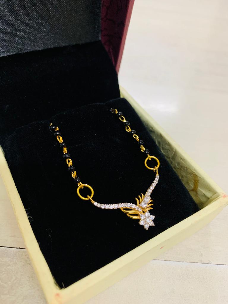 Occasion Wear Silver Mangalsutra