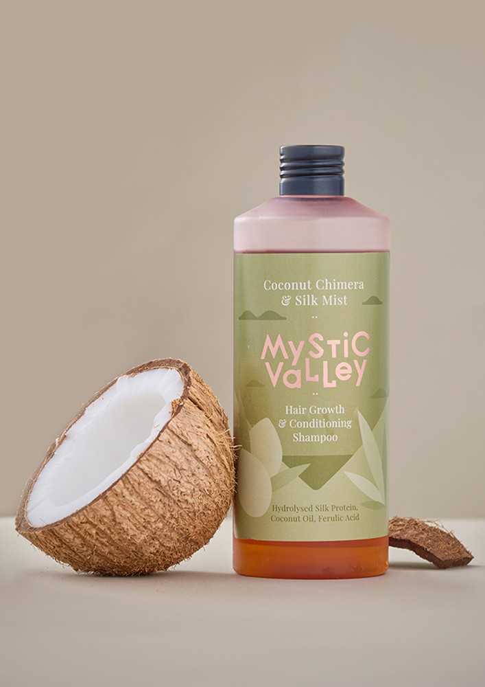 Coconut Chimera & Silk Mist Hair Growth & Conditioning Shampoo with Silk Protein