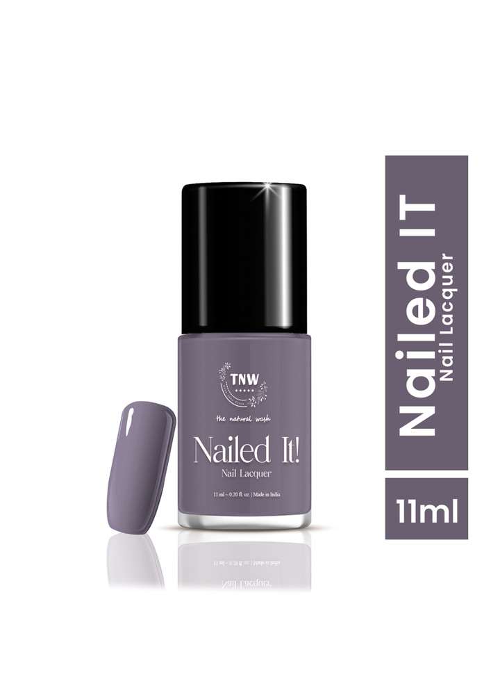 TNW -The Natural Wash Nailed It! - 07: Violet Lady | Nail Polish | Chip Resistant | Pigmented | Long Lasting | Quick Drying | 11ml