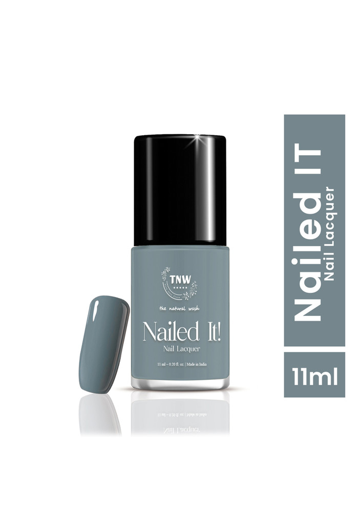 TNW -The Natural Wash Nailed It! - 10: Moonlight Gin | Nail Polish | Chip Resistant | Pigmented | Long Lasting | Quick Drying | 11ml