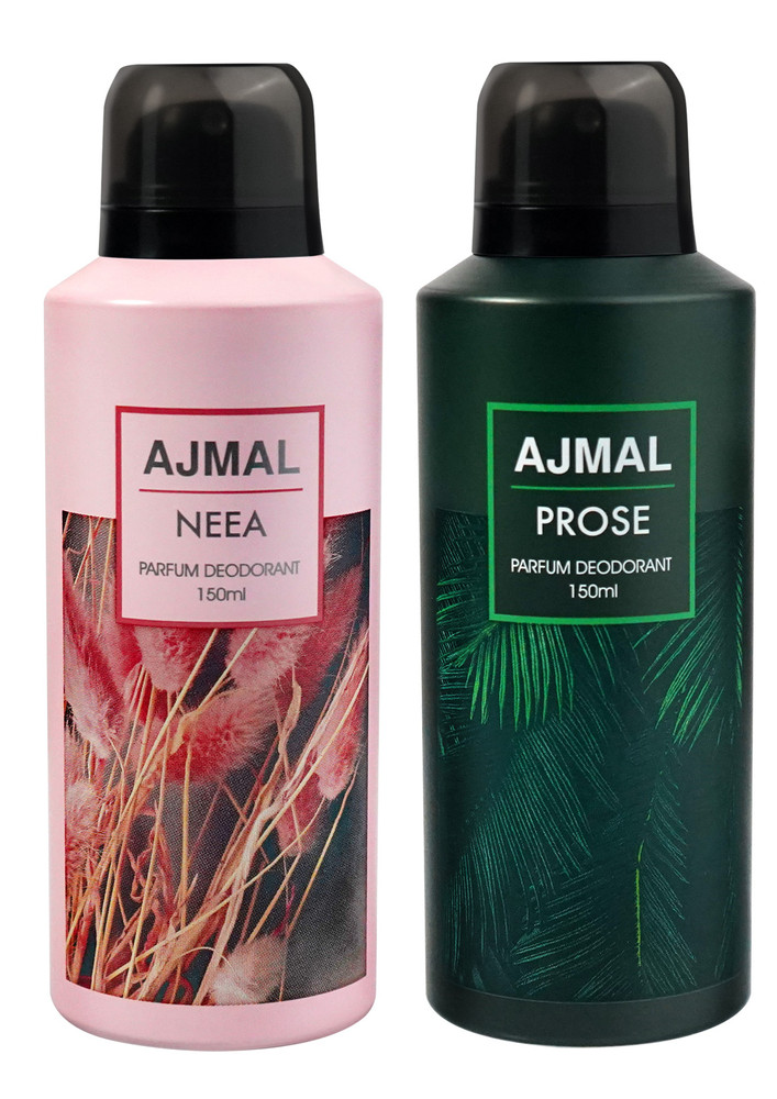 Ajmal Neea and Prose Deodorant Perfume 150ML Each Long Lasting Spray Party Wear Gift For Men and Women Online Exclusive